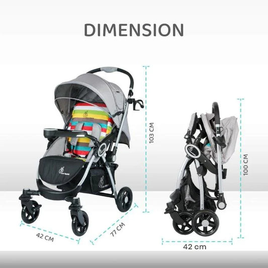 R For Rabbit Stroller (Chocolate Ride Stroller For Kids)
