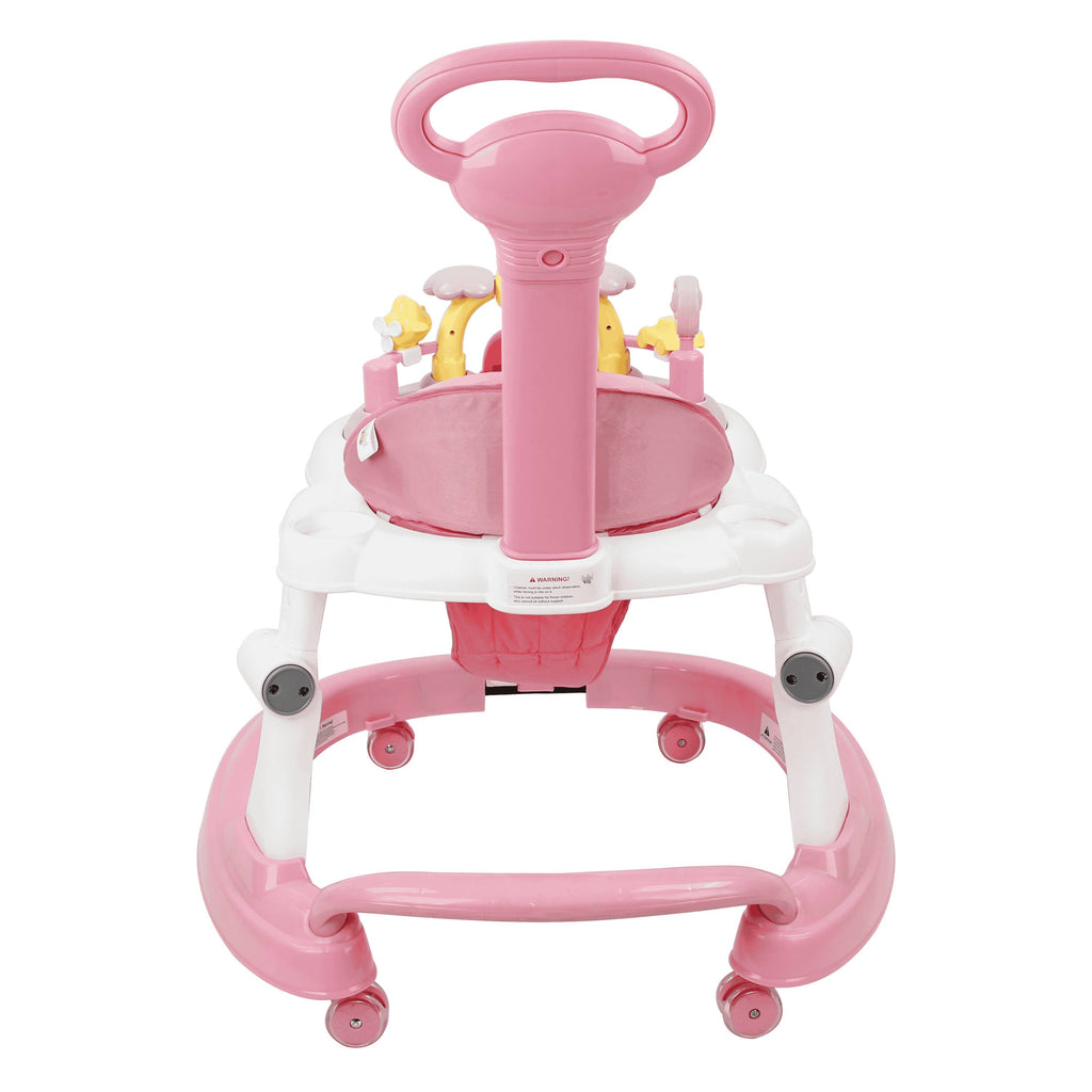 Steelbird  BABY WALKER WITH PARENTAL HANDLE (pink)
