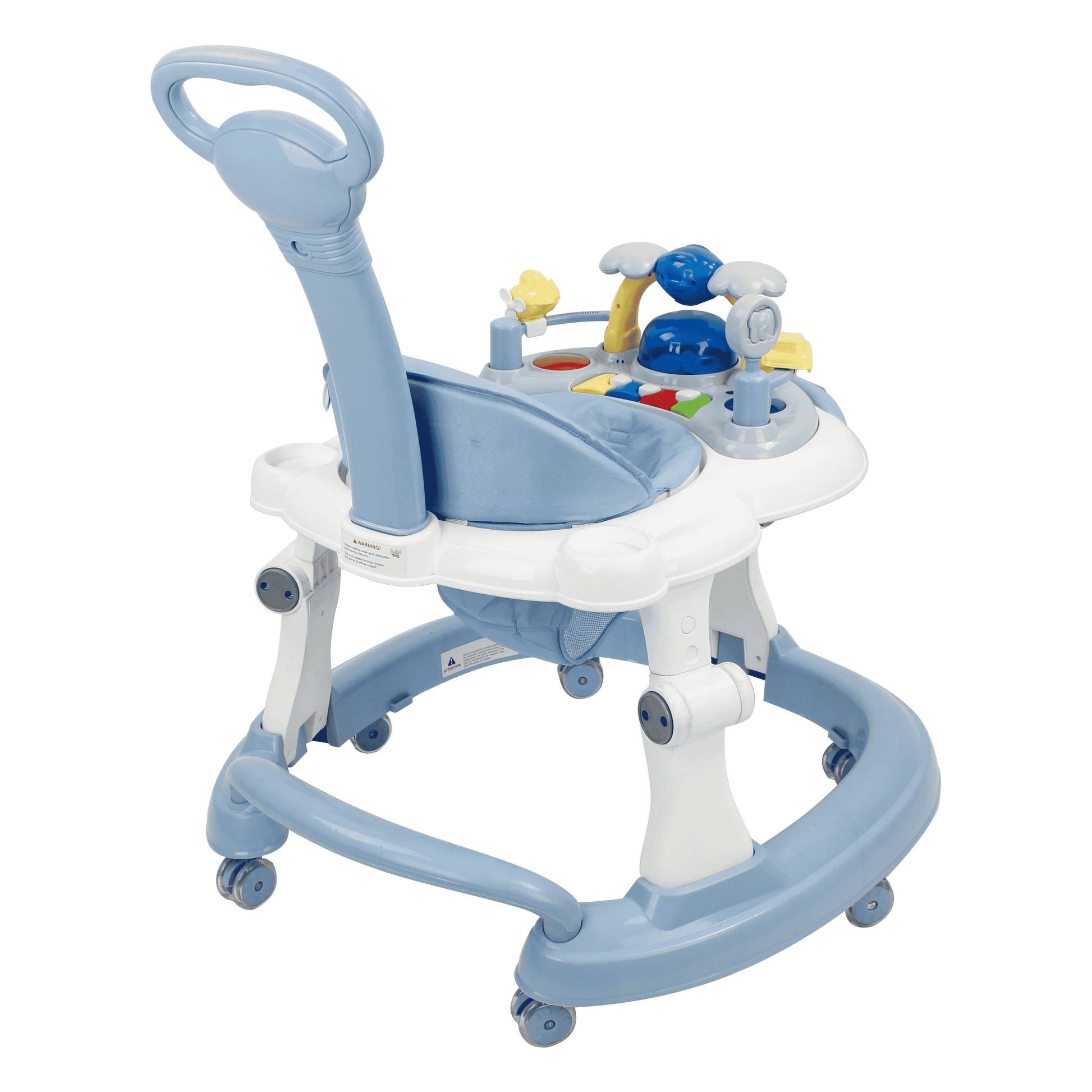 Steelbird  BABY WALKER WITH PARENTAL HANDLE (blue)