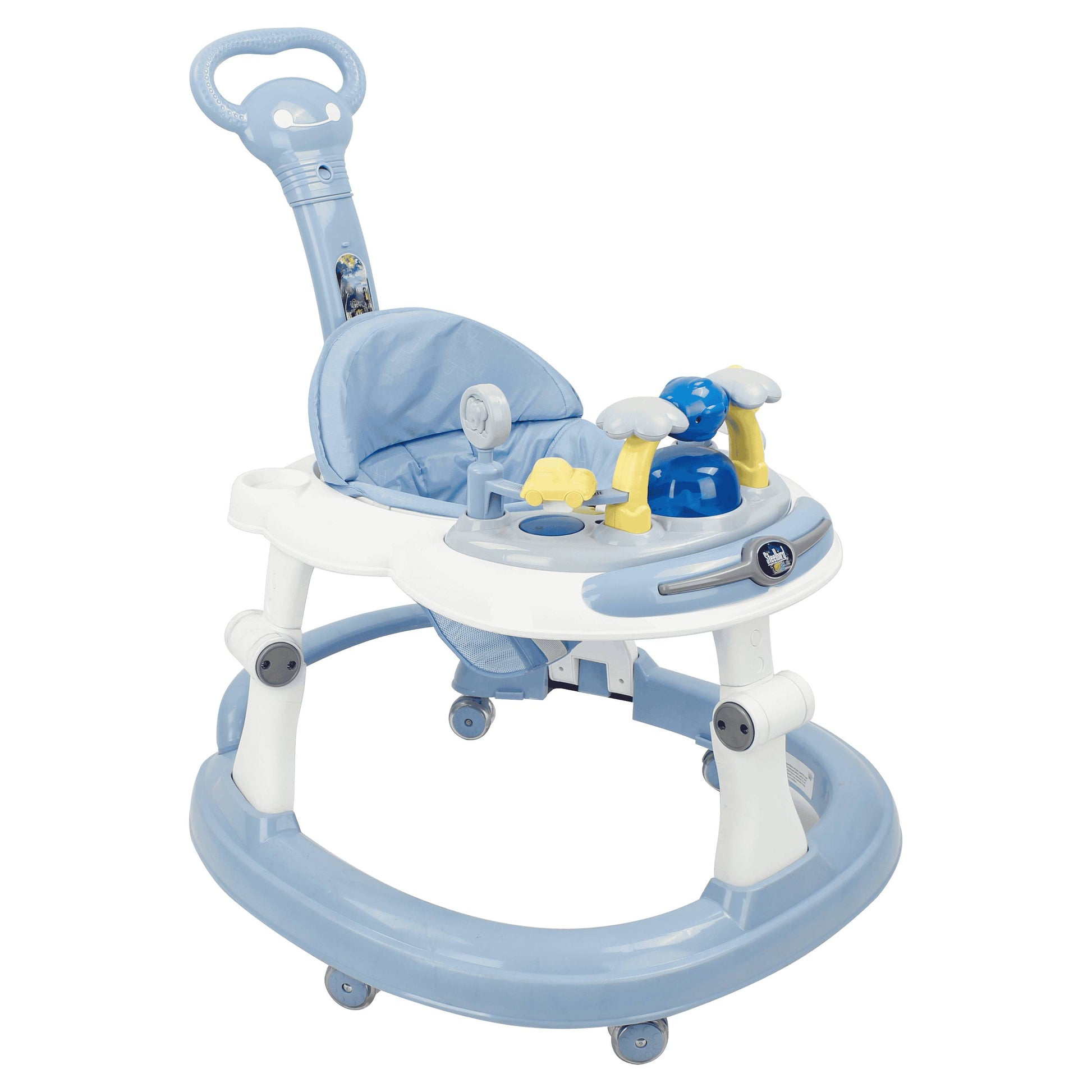 Steelbird  BABY WALKER WITH PARENTAL HANDLE (blue)