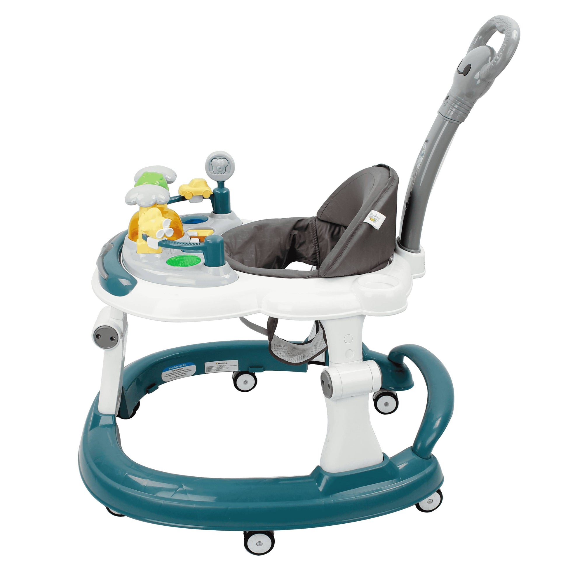 Steelbird  BABY WALKER WITH PARENTAL HANDLE (Teal)