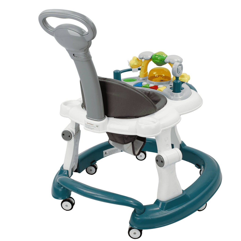 Steelbird  BABY WALKER WITH PARENTAL HANDLE (Teal)