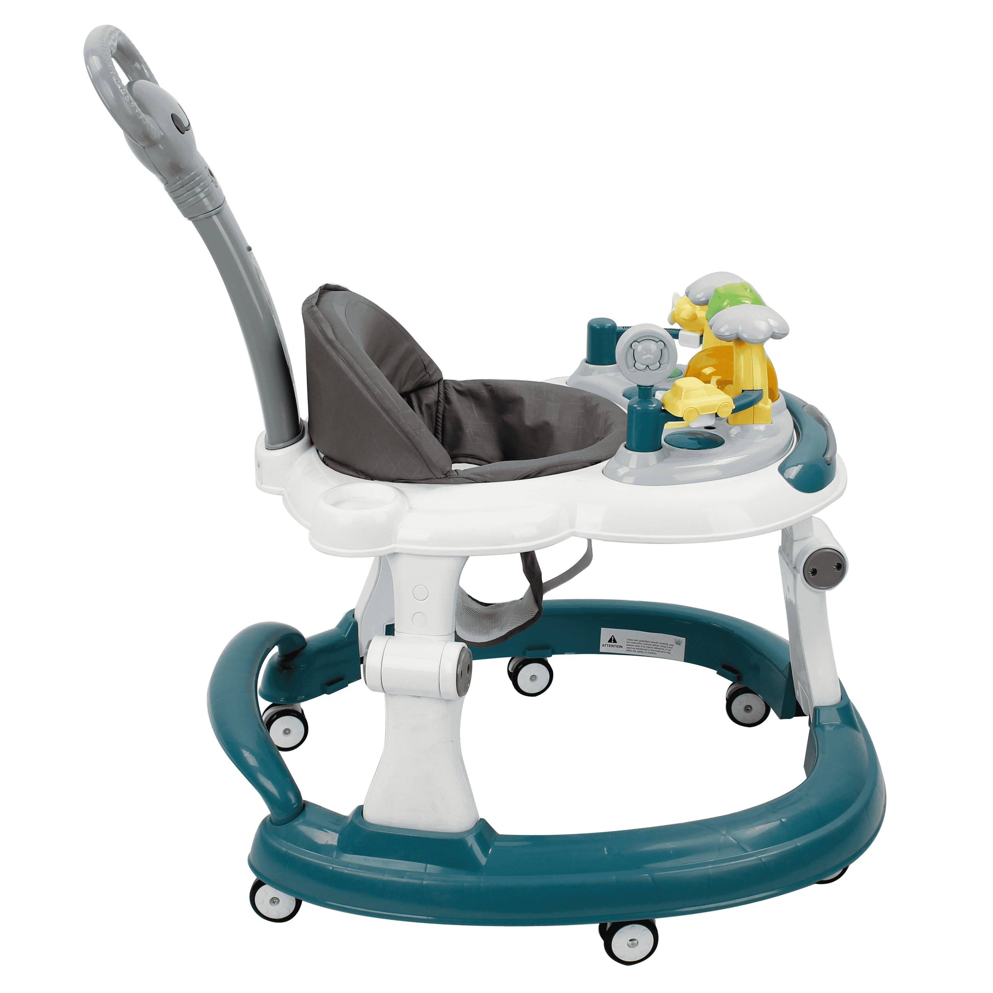 Steelbird  BABY WALKER WITH PARENTAL HANDLE (Teal)