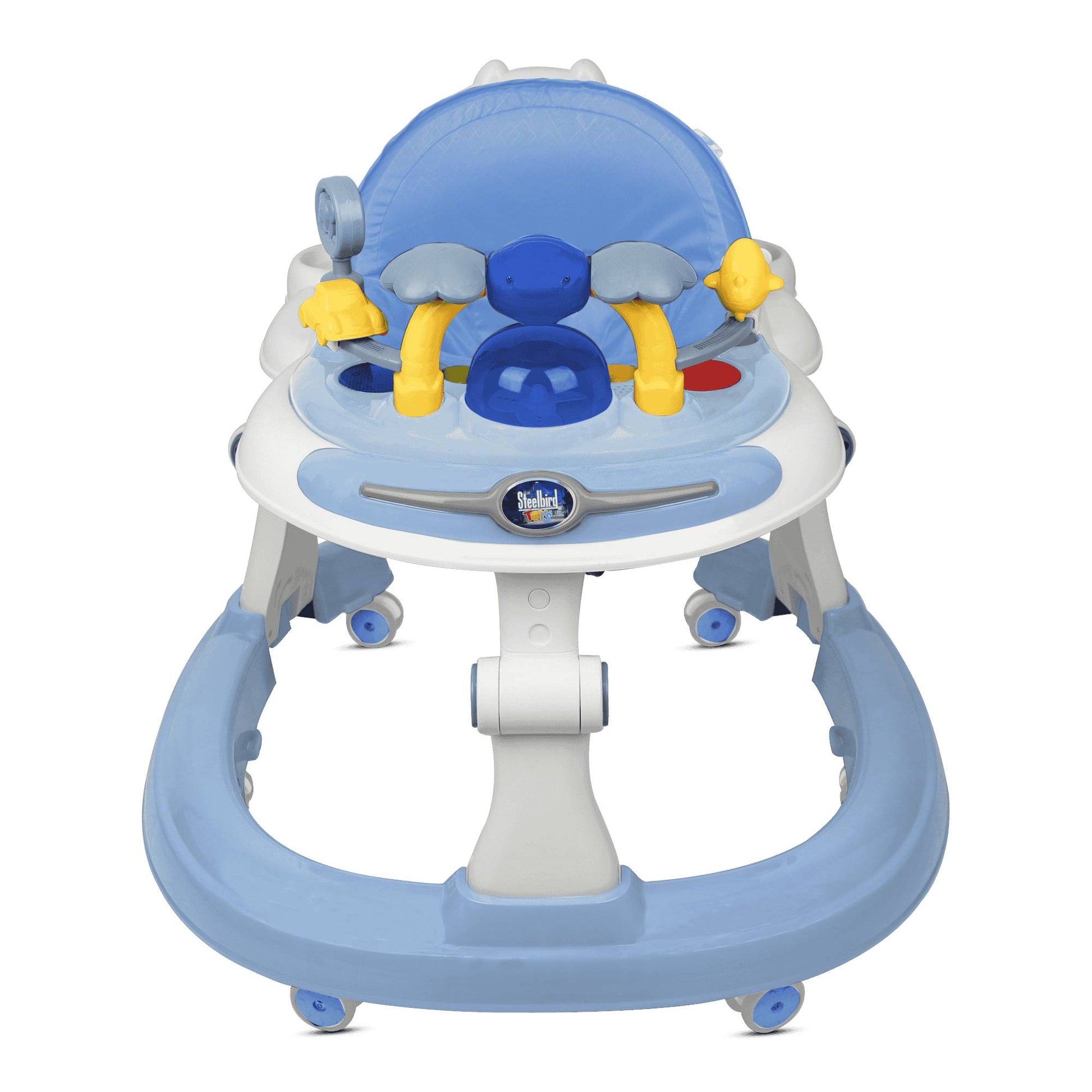 Steelbird BABY WALKER WITH PUSH HANDLE (blue)