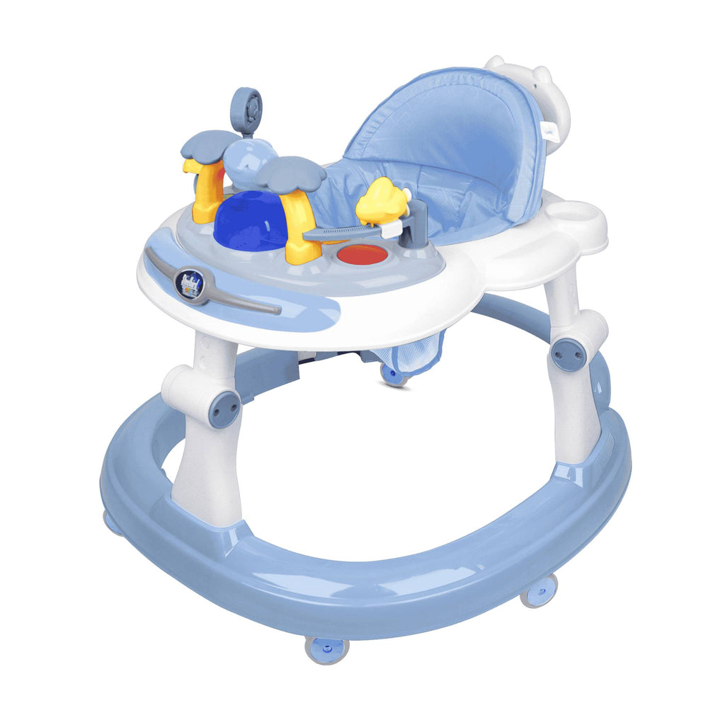 Steelbird BABY WALKER WITH PUSH HANDLE (blue)