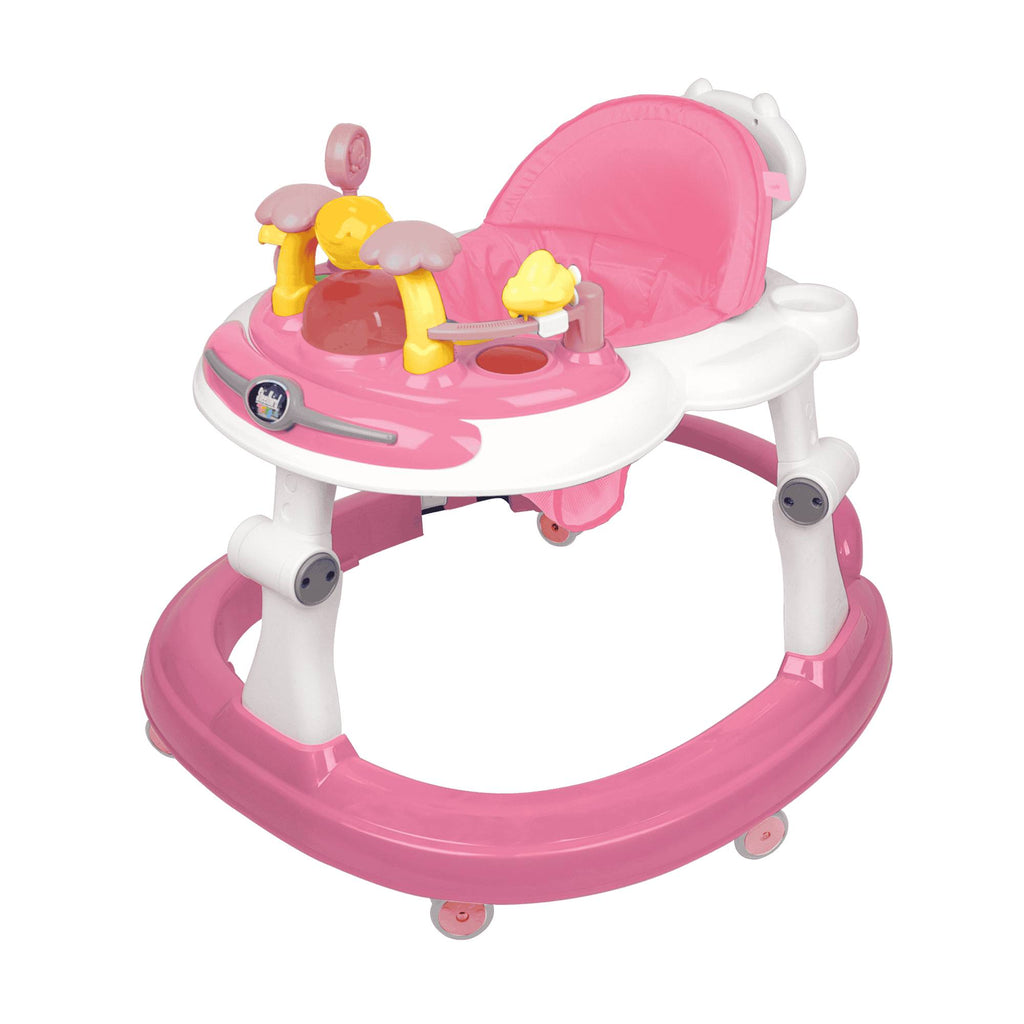 Steelbird BABY WALKER WITH PUSH HANDLE (pink)