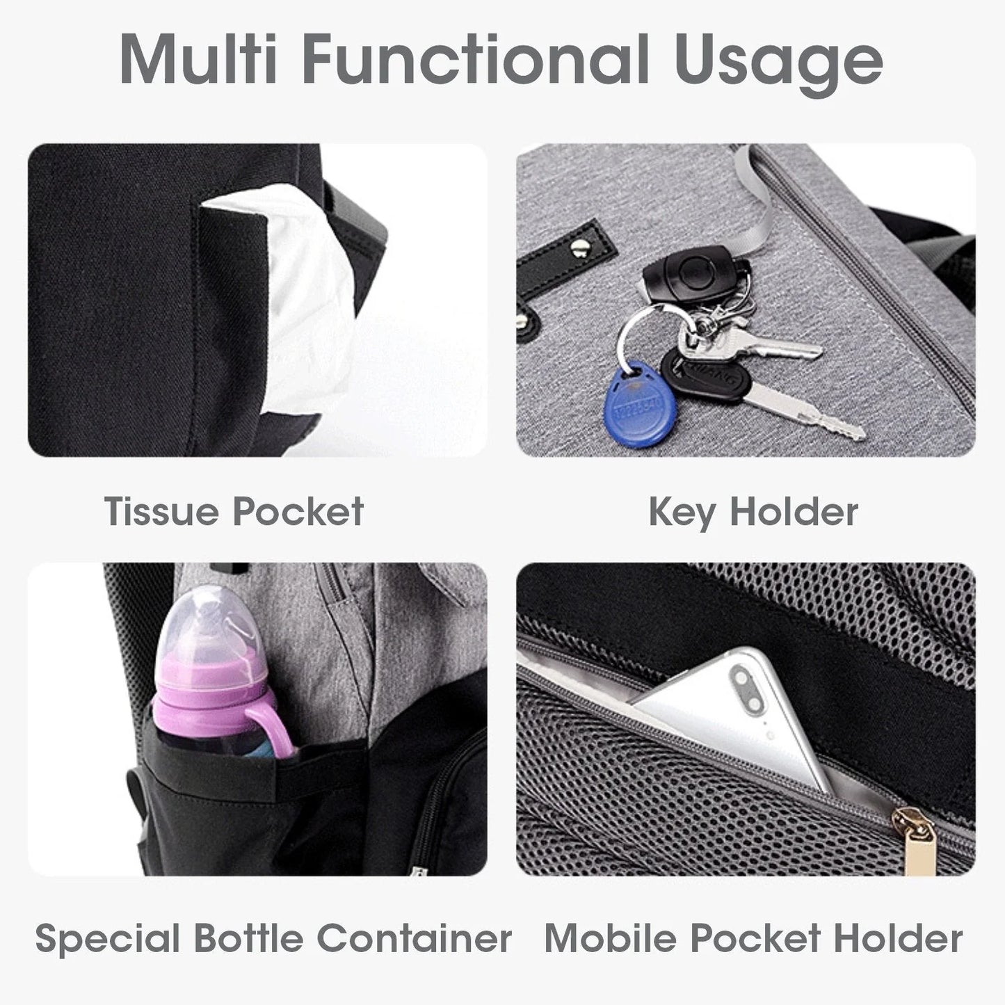 R for Rabbit Mother Bag Caramello Smart Diaper Bag