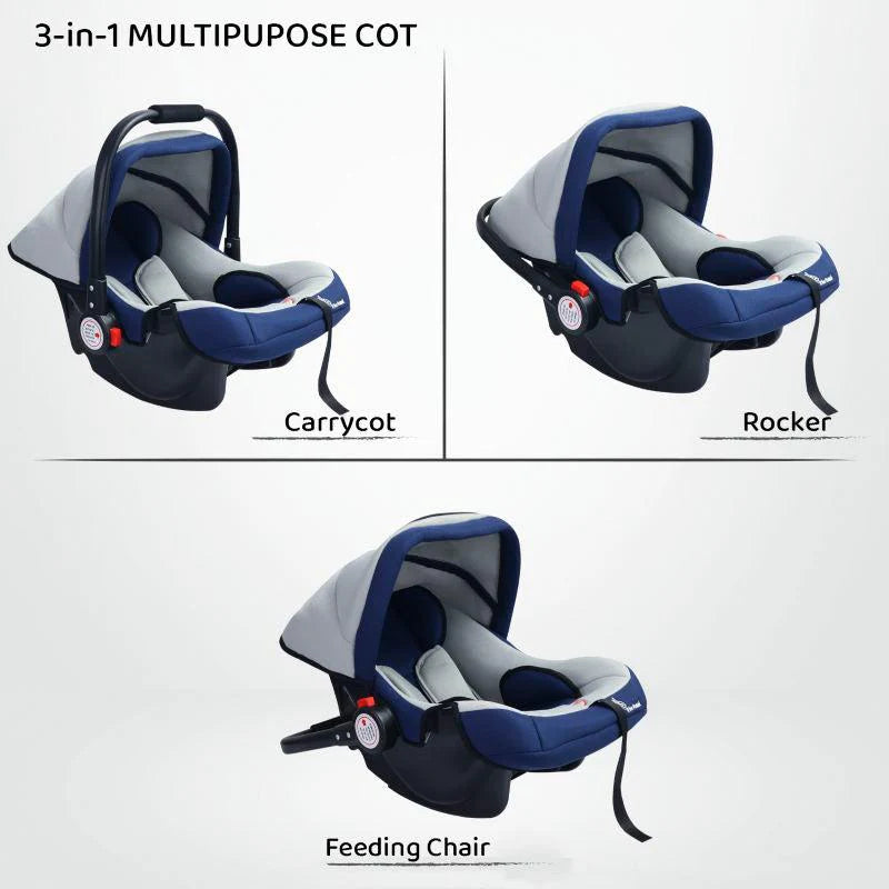 R For Rabbit Carry Cot (Cozy 3 in 1 Multipurpose Baby Carry Cot, Rocker, Portable)