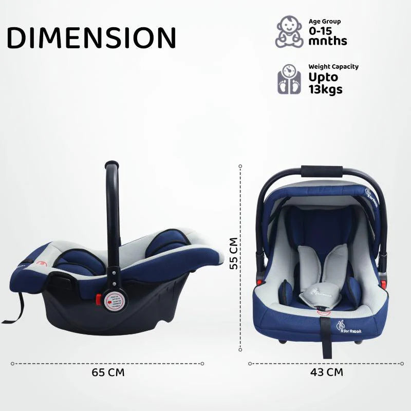 R For Rabbit Carry Cot (Cozy 3 in 1 Multipurpose Baby Carry Cot, Rocker, Portable)