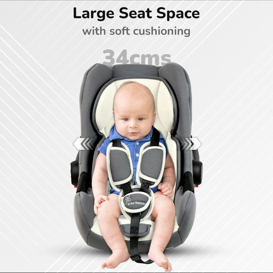 Picaboo Sportz – 3-in-1 Convertible Carry Cot, Rocker & Feeding Chair (R FOR RABBIT)