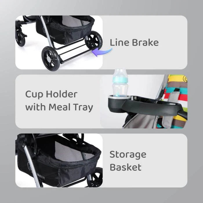 R For Rabbit Stroller (Chocolate Ride Stroller For Kids)