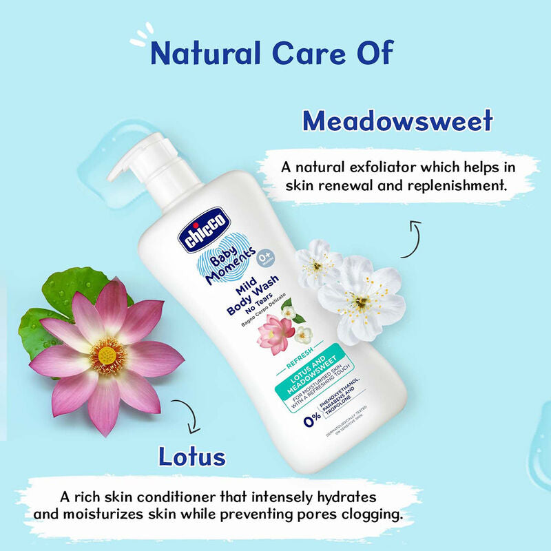 Chicco Baby Mild Bodywash Refresh (500ml)