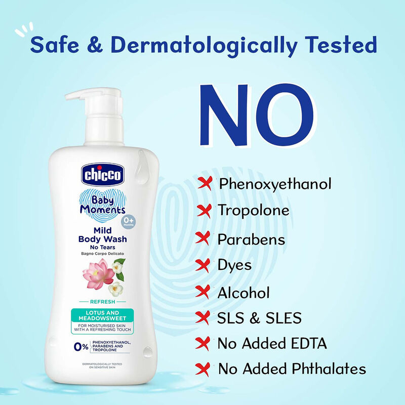 Chicco Baby Mild Bodywash Refresh (500ml)